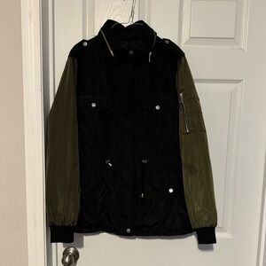 Forever 21 Black and Olive Jacket